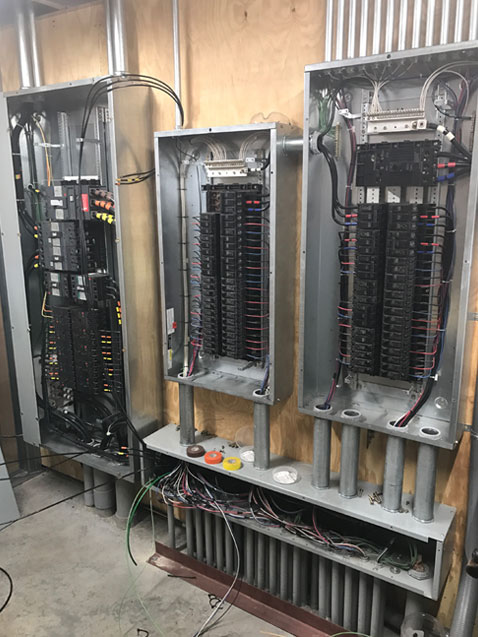 New commercial electrical service installation electrical contractors