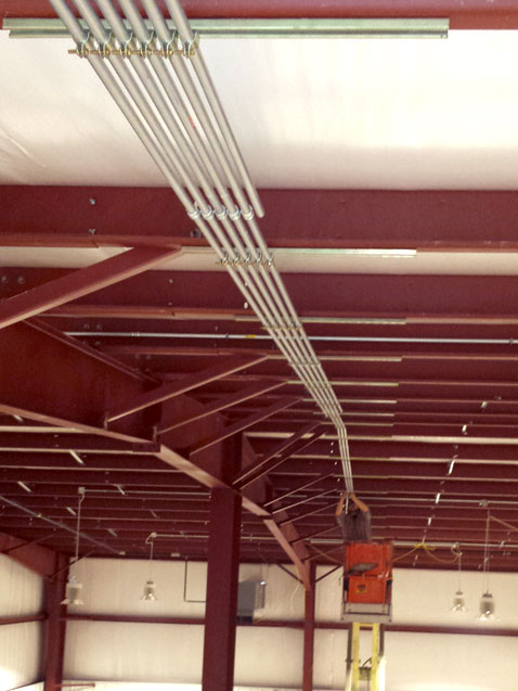 Industrial wiring and conduit installation