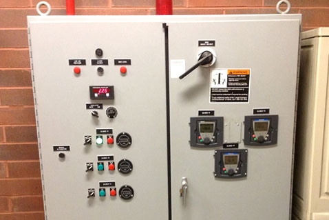 Waste water treatment plant monitoring station installation